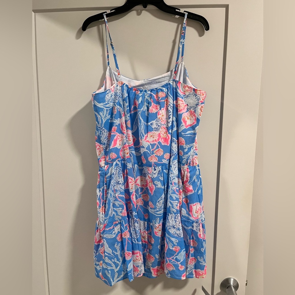 Lilly Pulitzer Alessia Cotton Dress-NWT-size XL - Picture 7 of 8